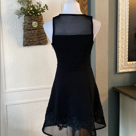 Express Black Cocktail Dress Lace - Picture 4 of 11
